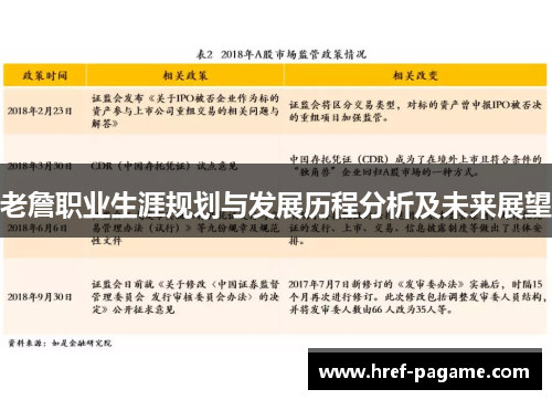 老詹职业生涯规划与发展历程分析及未来展望