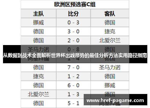 从数据到战术全面解析世界杯出线形势的最佳分析方法实用路径指南